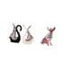 thumbnail image 5 of estatua de cisne,Figuras de cisne,estatuas,decoración del hogar,fiesta de bodas,Figura decorativa,Estatua de perro coleccionable,decoración de grafiti artesanal,Escultura de perro para, 5 of 8