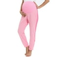 thumbnail image 3 of WBQ Casual Maternity Joggers Pants Women's Pajama Lounge Sweatpants with Pockets Pink Tag XL/US 12, 3 of 6