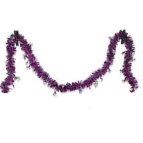 Halloween Tinsel Garland, Skull Bat Twist Garland Halllween Hanging Decorations  Indoor Outdoor Home Ornaments Party Supplies 6.56ft