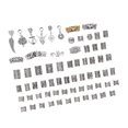 thumbnail image 4 of 106 Anillos para el Cabello con Rastas aleación de Diferentes Formas Patrones Exquisitos Cuentas Trenzadas para el Cabello Accesorios para Rastas para Fiestas Exhibiciones de ANGGREK Otros, 4 of 8