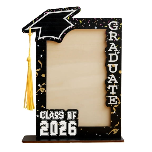 Wooden Graduation Picture Frame 2026 Graduation Photo Frame for High School