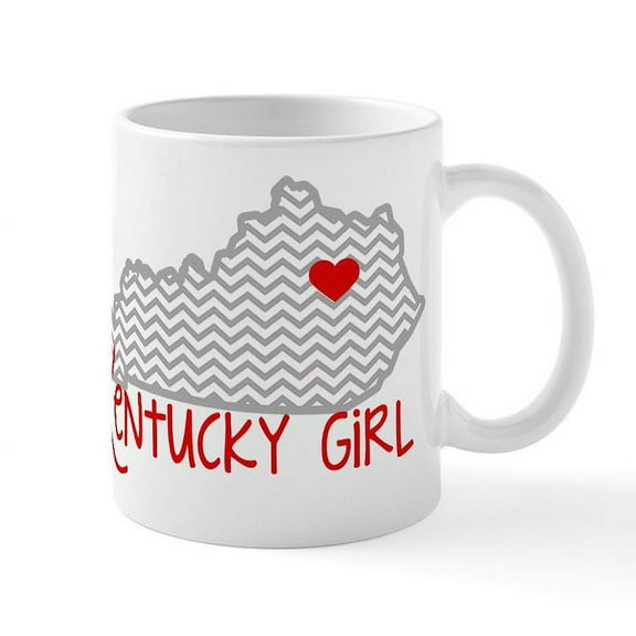 CafePress - KY Girl Mugs - 11 oz Ceramic Mug - Novelty Coffee Tea Cup