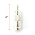 thumbnail image 3 of THE CIMPLE CO - BNC Female to RCA Male Adapter - CCTV Connector Coupler Plug - 50 Pack, 3 of 9