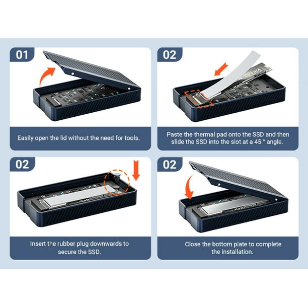 ACASIS External SSD Enclosure 40Gbps NVME Compatible