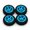Blue, variant on 4X Aluminum Alloy Wheels Rim Tires for Wltoys 1/28 K969 K989 P929 RC Car
