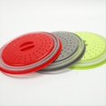 thumbnail image 3 of 2-En-1 Plegable Protector Salpicaduras de Microondas y Colador de Lavado de Vegetales la Última Cocina de Ahorro de Espacio, 3 of 7