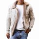 thumbnail image 1 of Men Winter Plush Lining Overcoat Neat And Smooth Stitching Overcoat For Home Office Gathering Or Shopping, 1 of 5