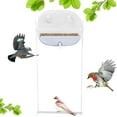 thumbnail image 5 of Gmogad Round Rattan Bird Feeder with Suction Cup, Hanging Courtyard Feeder with Large Capacity, Durable Outdoor Window Feeder for Seeds, Stable Wind-Resistant Design for Attracting Birds, 5 of 9