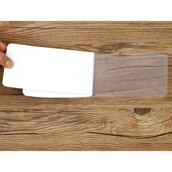 HEMOTON PEVA Non-Slip Stair Treads with Adhesive Backing for Bathtub 4pcs Transparent