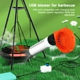 thumbnail image 6 of WINDLAND 12x3.2cm DC Blower, USB Powered Fan for Picnic Grill Wood Stove Cooking DIY Cooling Ventilation Exhaust, 6 of 9