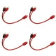 thumbnail image 5 of Conector macho hembra RC, 4 piezas RCA para automóvil, 1 adaptador macho hembra RC, cable adaptador divisor de audio RCA, durabilidad extendida, 5 of 9