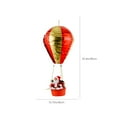 thumbnail image 3 of Christmas Musical Santa Claus's Special Delivery Hot Air Balloon,35.43nch Hanging Christmas Decoration with Warm Lights, Indoor Outdoor Xmas Holiday Decor, 3 of 6