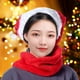 thumbnail image 1 of Gorro de Papá Noel, accesorios de sombrero de Navidad, gorro de Navidad suave de Papá Noel, sombrero de Navidad para fiesta, vestido, carnaval, puesta rojo Yinane  Sombrero de Santa, 1 of 8