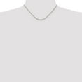 thumbnail image 4 of Auriga Fine Jewelry 925 Sterling Silver 2 mm Box Chain Necklace for Women 16", 4 of 6