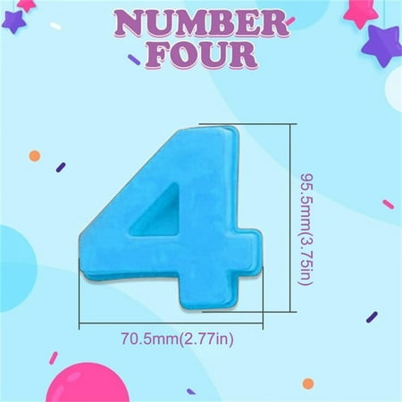 

Birthday Number Silicone Cake Mold Pizza Pan Baking Cake Bread Kitchen DIY Mould