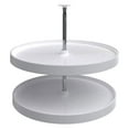 thumbnail image 1 of Rev-A-Shelf 2062-28-11-1 28 Pouces Polymère Cercle Complet 2 Tablettes Susan Paresseux, Blanc, 1 of 7