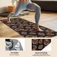 thumbnail image 4 of 74x26 Inch Yoga Towel, Sweat Absorbent Non-Slip Mat for Hot Yoga, Pilates & Fitness,Tiger Geometric Black Pattern, 4 of 5