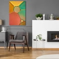 thumbnail image 5 of Epic Art 'Red Yellow and Green Drops' by Cora Niele, Acrylic Glass Wall Art, 24"x36", 5 of 8