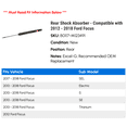 thumbnail image 2 of Rear Shock Absorber - Compatible with 2012 - 2018 Ford Focus 2013 2014 2015 2016 2017, 2 of 2