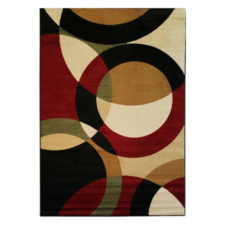 Well Woven Dulcet Bingo Modern Area Rug Red Well Woven Dulcet Bingo Modern Area Rug Red