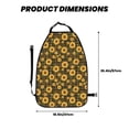 thumbnail image 2 of Naloa Vintage Plaid Sunflower 2Pcs Anti-Kick Back Seat Cover Kick Mat, Car Seat Protector with 3 Storage Pockets, 2 of 8