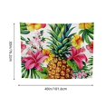 thumbnail image 3 of FCXZI Pineapple Flowers Tapestry Wall Hanging 100% Polyester Home Decor 40*30in, 3 of 6