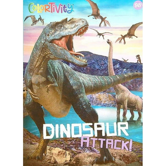 Dinosaur Attack! Colortivity Book