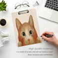 thumbnail image 5 of FMSHPON Cute Cat Orange Clipboard Hardboard Wood Nursing Clip Board and Pull for Standard A4 Letter 13x9 inches, 5 of 8