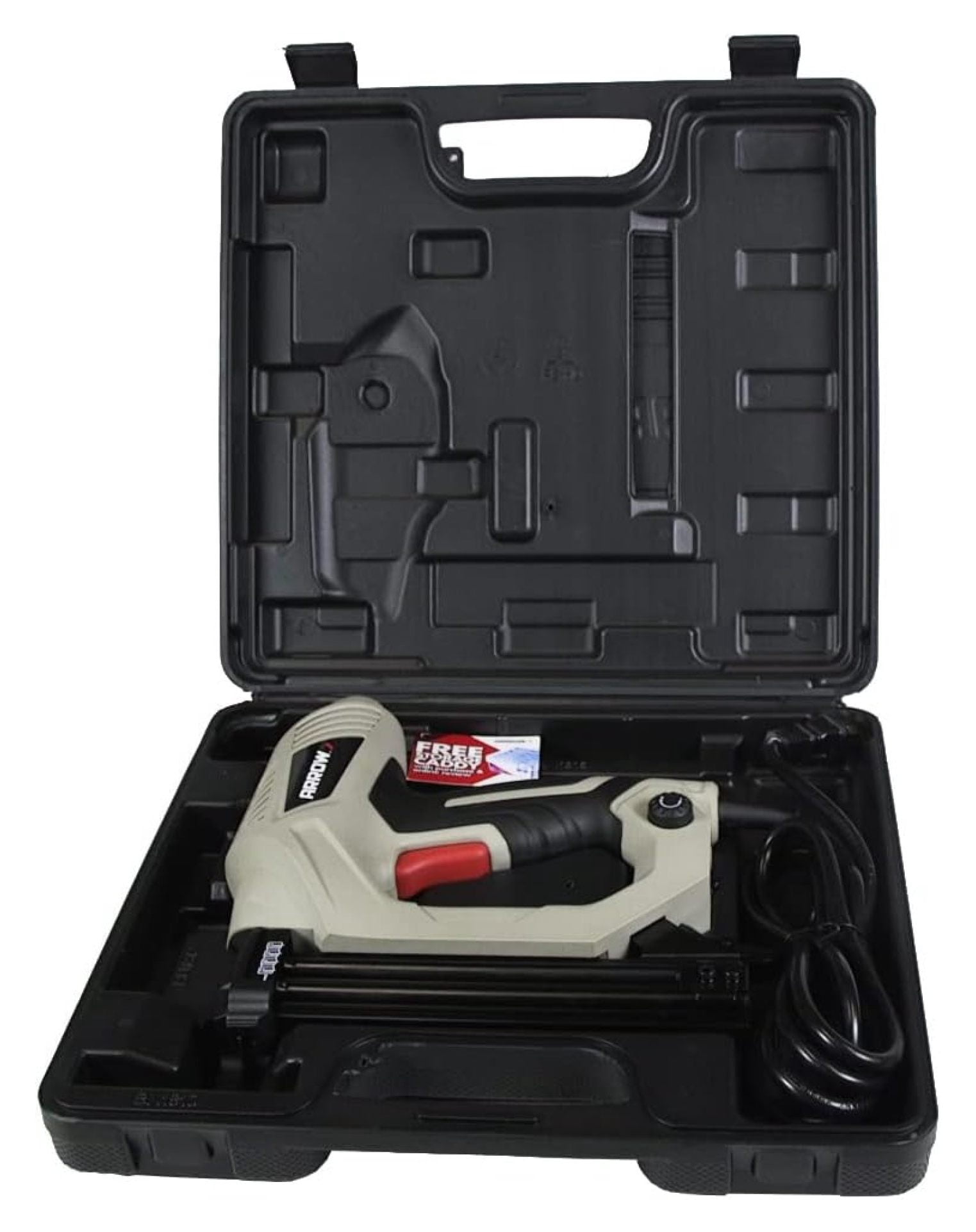 Arrow ET200BN Heavy Duty Electric Brad Nailer, Professional Nail Gun for Trim, Picture Frames, , Fencing, Uses Brad in 5/8", 3/4", and 1"