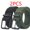 2PCS Black 【Black+Green】, variant on 1/2/3pcs Men's Durable Casual Nylon Belt with Square Alloy Buckle, Breathable PP Lining, Jeans Belt, Black Medium Size - Ideal for Casual Attire, Modern Style, Perfect for Daily Commute and Leisure