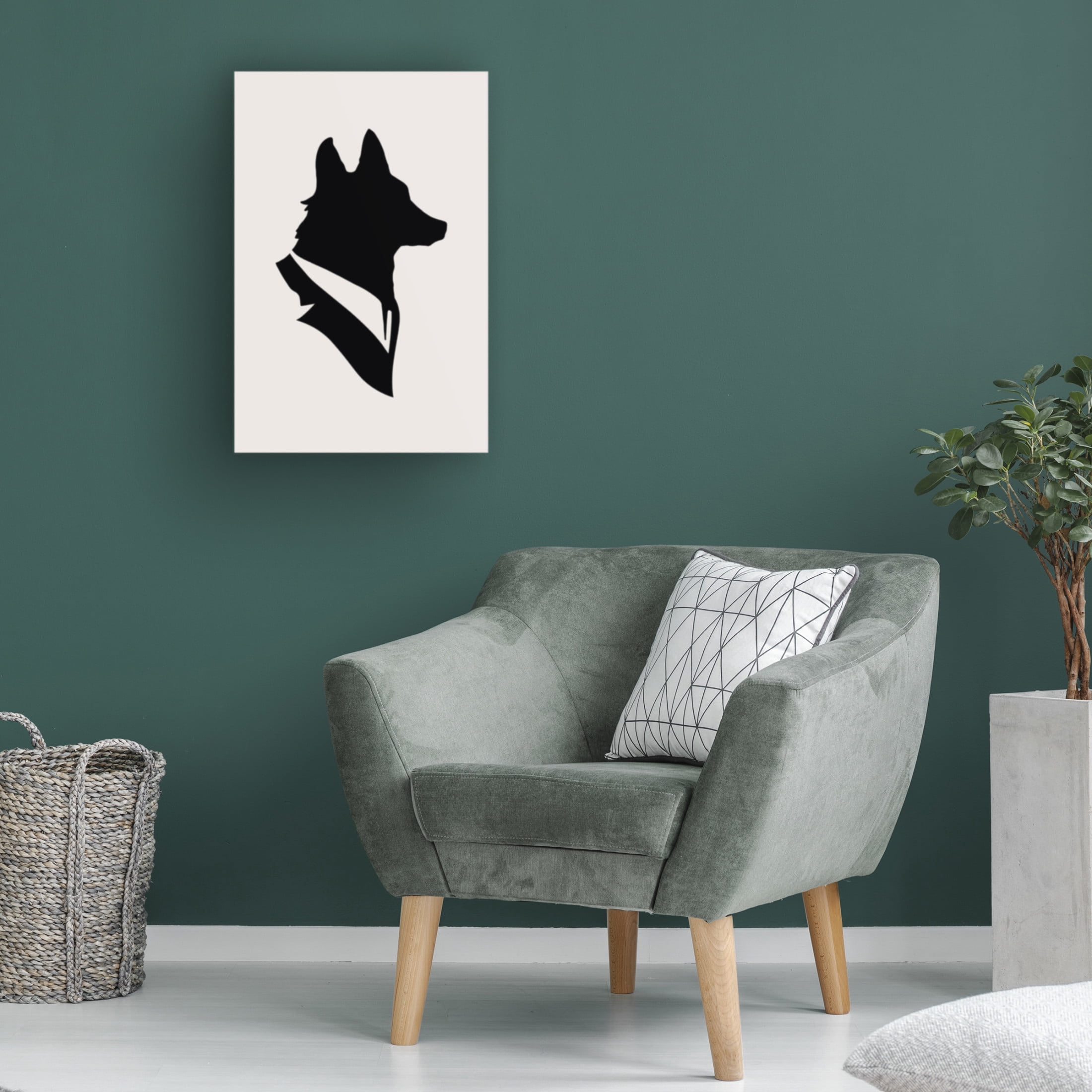 Trademark Fine Art Florent Bodart  Monsieur Renard Canvas Wall Art