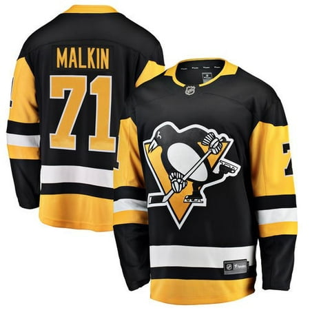 Evgeni Malkin Pittsburgh Penguins Fanatics Branded Breakaway Player Jersey - (Pittsburgh Penguins Best Players)