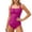 C527/Red, variant on One Piece Swimsuit For Women For Conservative Bathing With Coverage Slim Fit Tummy Control Bathing Suit Summer Beach Swimwear