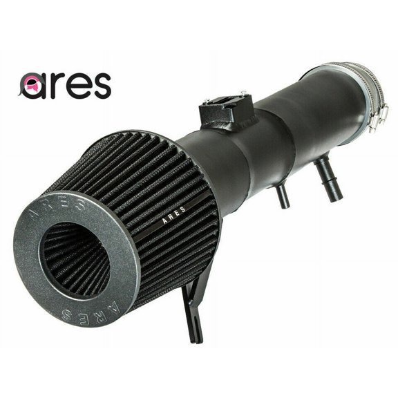 Ares Black COLD AIR INTAKE INDUCTION   DRY FILTER FOR 11-14 For Mustang Ba 3.7L V6