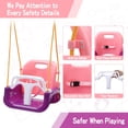 thumbnail image 2 of RedSwing 3 in 1 Swing Seat Toddler Swing Anti Flip Snug Secure Detachable for Infants to Teens Outdoor Playground Purple Pink White, 2 of 9