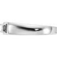 thumbnail image 4 of Sterling Silver Rhodium Plated Men's Polished Diam. Ring (Size 11) Made In India qr6466-11, 4 of 6