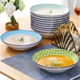thumbnail image 4 of vancasso, Series Macaron, 4-Piece Porcelain Soup Bowl Set, Colourful Dinner Set, 8.5 inch, 4 of 7