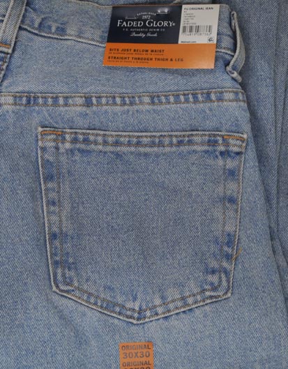 Faded Glory - Men's Original Fit Jeans 