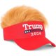 thumbnail image 1 of Gorra de béisbol con pelo de Trump 2024, gorra de béisbol con peluca de Donald Trump Make America Great Again bordada y ultra ajustable MAGA, 1 of 5