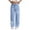 (Jeans)a Light Blue, variant on No Boundaries Women's Plus Wide Leg Jeans with Patch Pockets, Women Y2K Wide Leg Fit Denim Pants, Women's Blue Size, XS