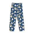 thumbnail image 5 of Goofa Star Penguin Printed Soft Pajama Pants for Men, Wide Leg Comfy Casual Lounge Yoga Pants-Large, 5 of 9