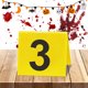 thumbnail image 4 of Marcador Número Identificación Tiendas Campaña Evidencia Escena Del Crimen para Fiesta, 4 of 9