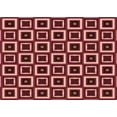thumbnail image 1 of Ahgly Company Indoor Rectangle Patterned Burgundy Red Area Rugs, 5' x 8', 1 of 6