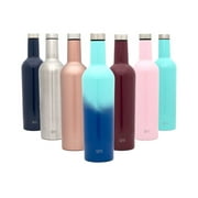Simple Modern Spirit 25oz Wine Bottle - Double Wall, Vacuum Insulated Wine Bottle with Leak Proof Lid - 18/8 Stainless Steel Pacific Dream