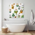 thumbnail image 3 of Cute Cartoon Wall Art Painting on Canvas, Cat Butterfly Spring Floral Botanical Canvas Art Home Prints Wall Art Framed Modern Artwork for Living Room Bedroom Wall Decor 8x8in, 3 of 9