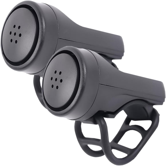 Campana Advertencia Ciclismo BicyHorn 2 Pzas 3.4 Øcmx6cm Negro Aluminio y Plástico ABS. Xtream Boom MXBHN-002
