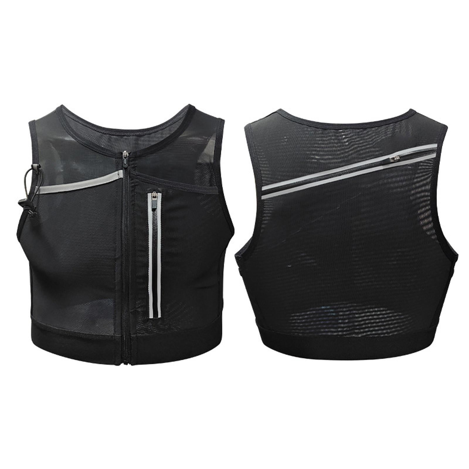 Baoblaze Running Vest Bag Chest Bag Reflective Lightweight for Sports Workout Camping S