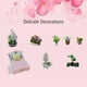 thumbnail image 5 of Casa de muñecas Casa de muñecas en miniatura DIY Kit de casa de muñecas de madera con muebles con luz LED Música Loft rosa Tomshoo Casa de muñecas, 5 of 7
