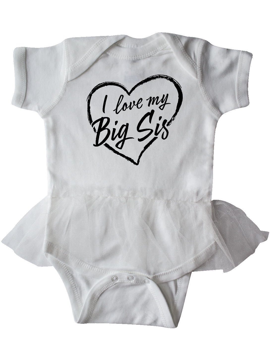 inktastic I Love My Sister Heart Health Awareness Infant Tutu Bodysuit