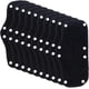thumbnail image 1 of Banda para el sudor de poliéster reutilizable para casco de seguridad Banda para el sudor lavable con botones a presión Accesorios para casco de seguridad Negro 26,5 x 13 x 0,1 cm Botón: 11,5 x 4 mm, 1 of 7